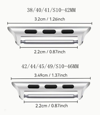 Cataramă Metalică Premium pentru Apple Watch | Argintiu | Compatibilă cu Toate Modelele