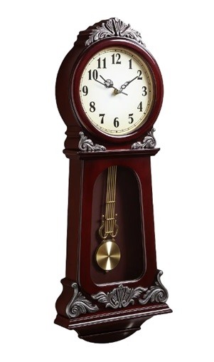 Ceas de Perete Decorativ cu Pendul Funcțional - Stil Rustic Autentic