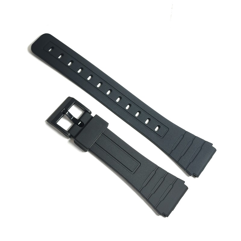 Curea silicon CASIO compatibilă F91W, W-800H, SGW-400, F84, F105/F108, A158/A168, AE1200/1300 – lățime 18mm / 20mm / 22mm WZ5352