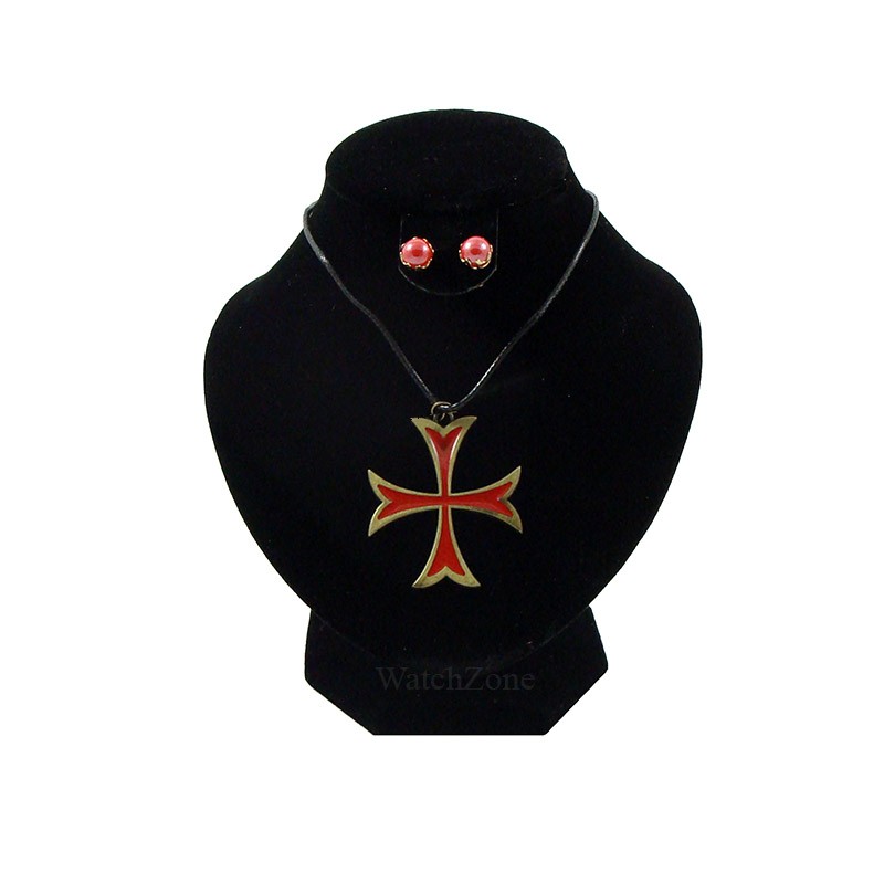 Bust Expunere Bijuterii din Catifea Neagra WZ247S