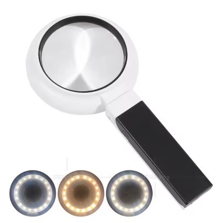 Lupa Electronică cu LED - 3 Culori  TH-2020B