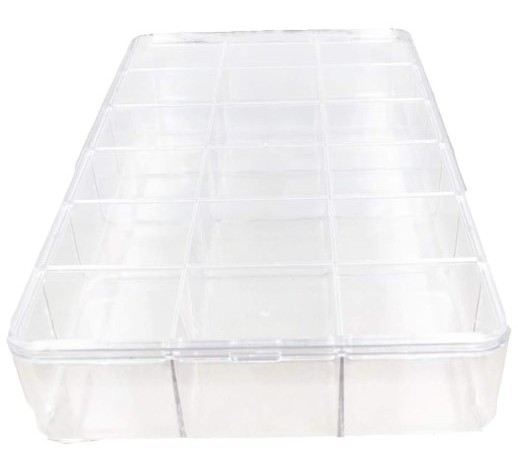 Cutie Material Acrilic Transparent 18 Spații WZ2381