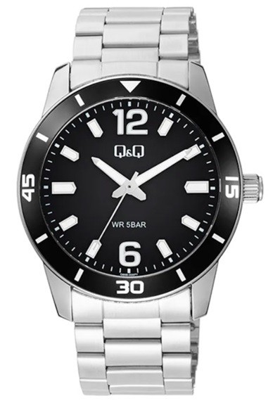 Ceas Barbătesc Q&Q Q85B-005PY | Design Clasic Metalic