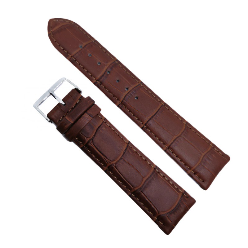 Curea Ceas „Pure Comfort Brown” XL20A – Piele Naturală Hipoalergenică, Maro Cald (18mm - 24mm)