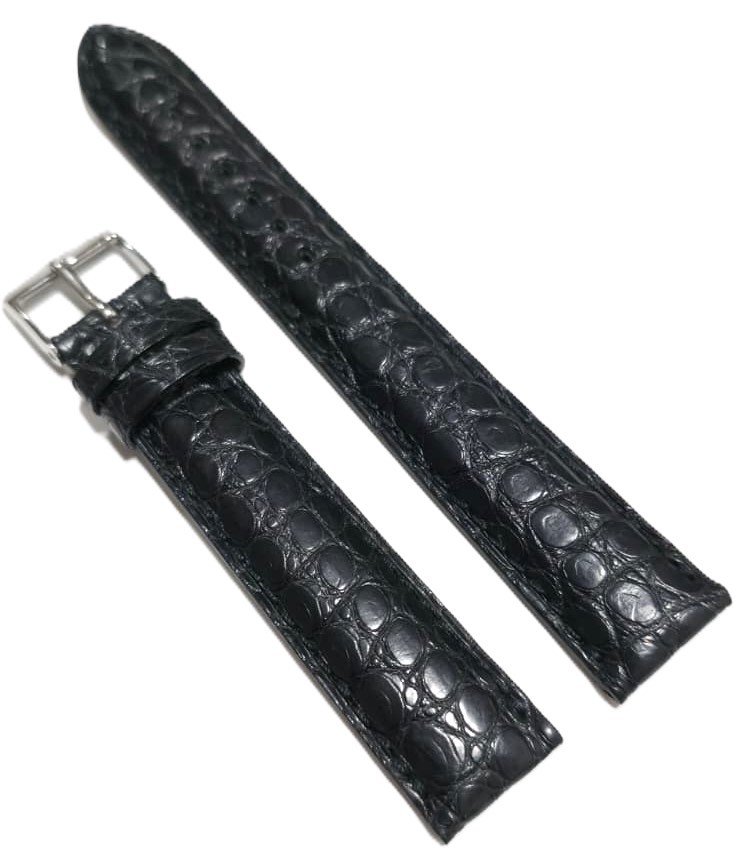 Curea de Ceas din Piele Veritabilă de Crocodil – Lux Autentic Fleurus France (18mm)