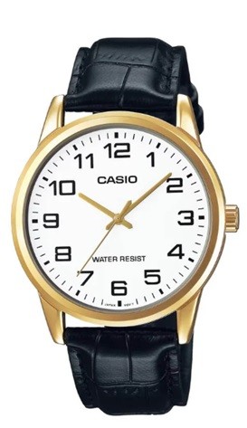 Ceas Bărbătesc Casio MTP-V001GL-7BUDF – Eleganță Retro cu Carcasă Aurie și Numere Arabe