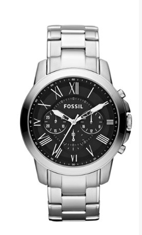 Ceas Cronograf Bărbați Fossil Grant FS4736 – Eleganță Clasică în Oțel Argintiu