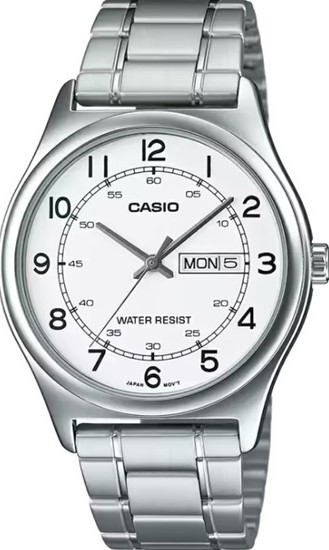 Ceas Bărbătesc Casio MTP-V006D-7B2UDF – Clasicul Absolut cu Numere Arabe și Afișaj Day-Date