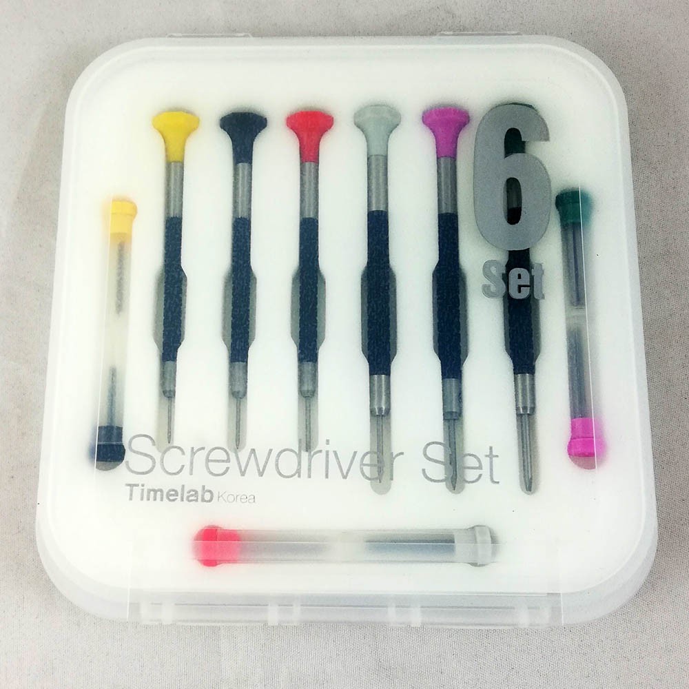 Set 6 Șurubelnițe Profesionale Timelab Korea T-Blade – Special pentru Ceasuri Rolex