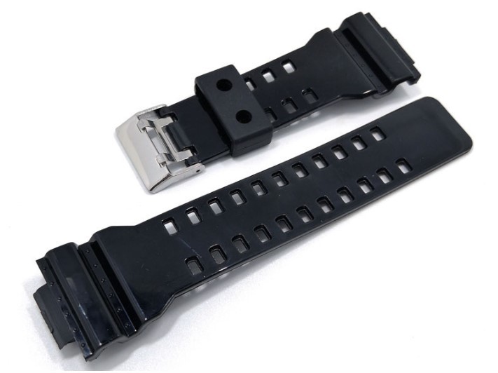 Curea de Schimb Compatibilă Casio G-Shock – Black Glossy (Negru Lucios)