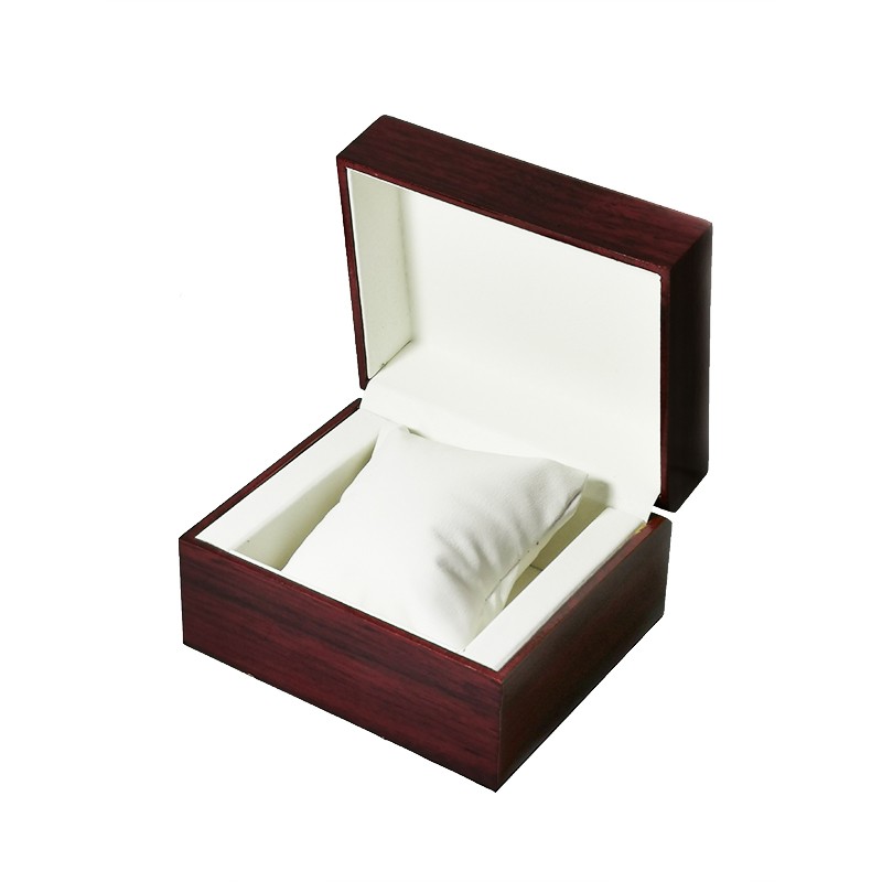 Cutie din Lemn Masiv (Cireș) pentru Depozitare 1 Ceas – Model CC011