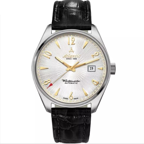 Ceas Bărbătesc Atlantic Worldmaster Art Deco Automatic – Rafinament Elvețian cu Design Vintage 1955