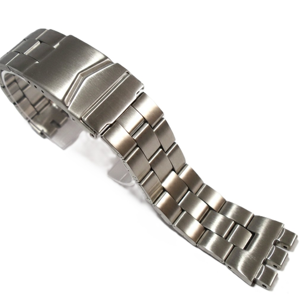Brățară „Oyster Steel” – Compatibilă Swatch Irony Chrono,  19mm / 23mm