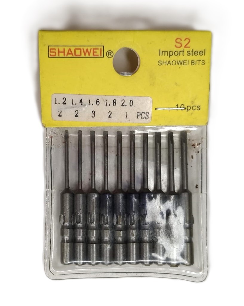 Set 10 Biți de Precizie SHAOWEI – Oțel S2
