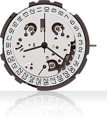 Mecanism Ceas ETA Fashionline G10.211 – Cronograf Quartz Elvețian, 4 Rubine