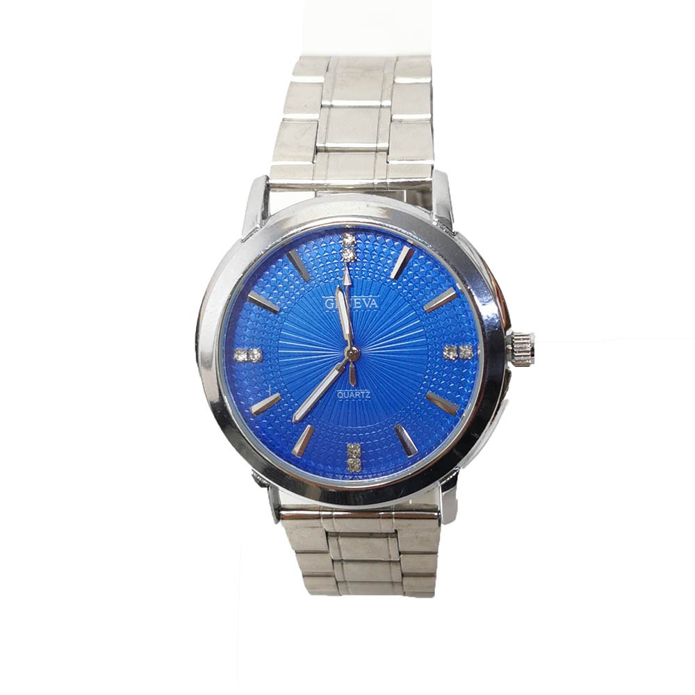 Ceas Bărbătesc Geneva Blue - Oțel Inoxidabil, 41mm | WZ4790
