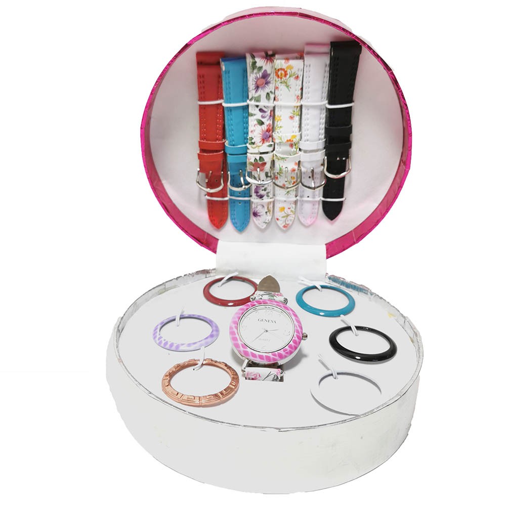Set Ceas de Dama Geneva - 12 Piese Interșanjabile WZ2374