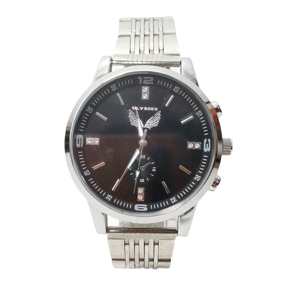 Ceas Bărbătesc Geneva Blue - Oțel Inoxidabil 44mm, Cadran cu Zirconii | WZ1286