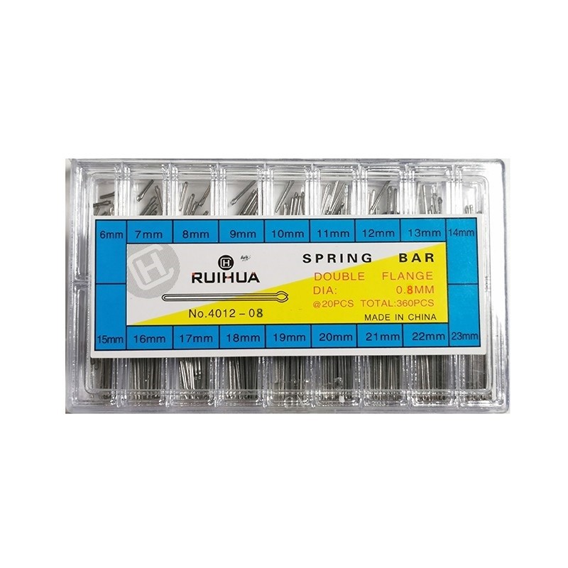 Set 360 Stifturi pentru Brățări de Ceas - 0.8mm, 0.9mm Diametru - 18 Lungimi (6-23mm)