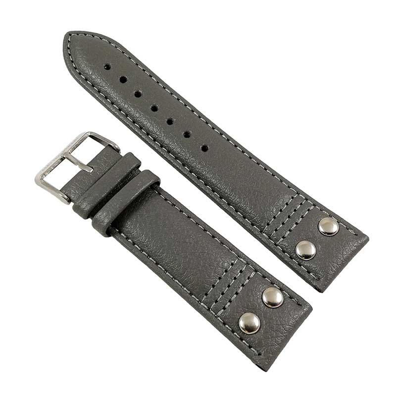 Curea Silicon Compatibilă Tissot T-Touch – 21 mm – Negru/Portocaliu – Cataramă Argintie