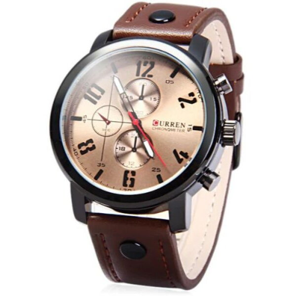 Ceas barbatesc Quartz, Curren