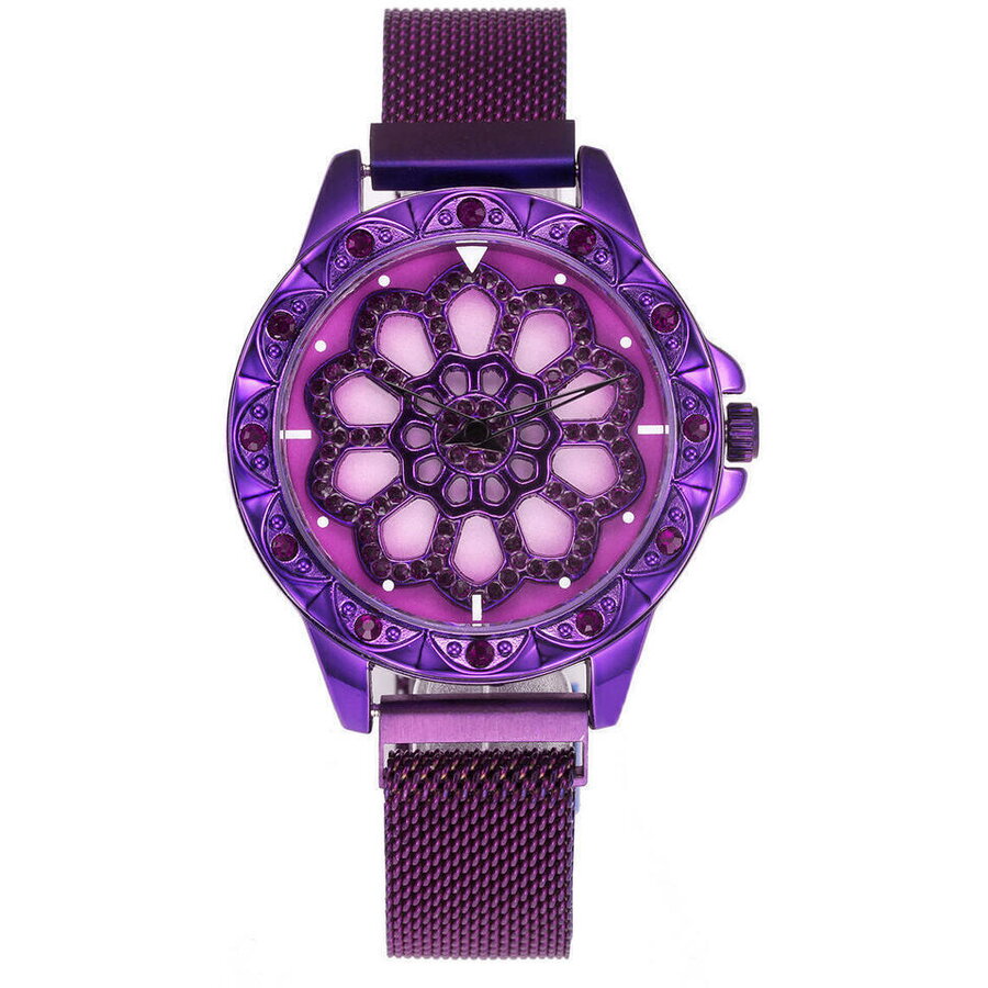Ceas dama Quartz, Cadran Rotativ, Mov
